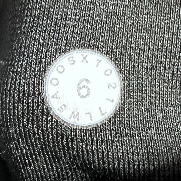 Lululemon Womens Leggings SZ 6 Gray Striped Leggings Pull On Logo Walking Casual - Picture 12 of 13